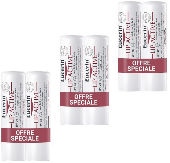 EUCERIN 프랑스 정품 유세린 립 액티브 SPF20 4.8g X6개