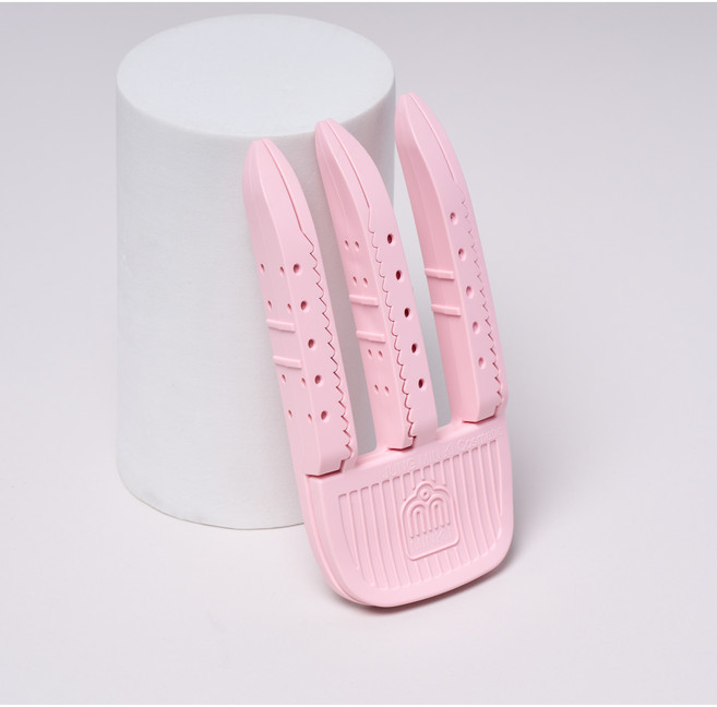 밍키볼륨 옆머리용 헤어클립, 1개, 옆날 핑크