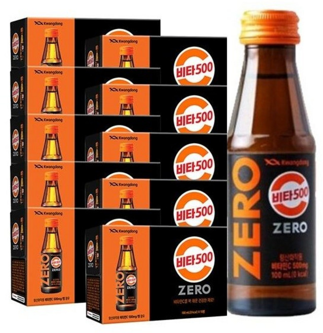 비타500 제로 100ml x 100병 비타오백 zero, 100개