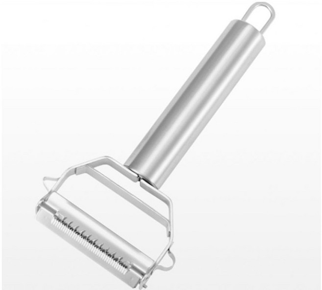 일상의틈 올스테인리스 프리미엄 다용도 채칼 슬라이서, 1개, 실버