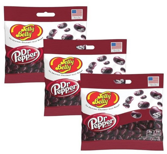 Jelly Belly Smoothie Blend 젤리 빈 - 3팩 - 각 99.2g(3.5온스) 음료 (스무디 블렌드), 닥터 페퍼