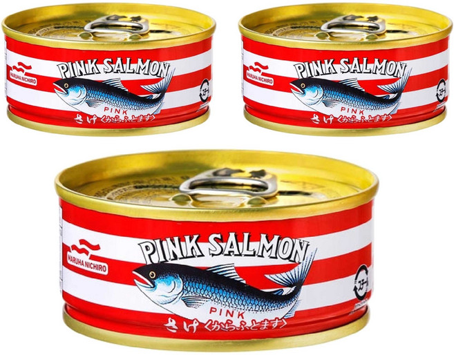 마루하니치로 연어 삶은 통조림, 90g, 3개