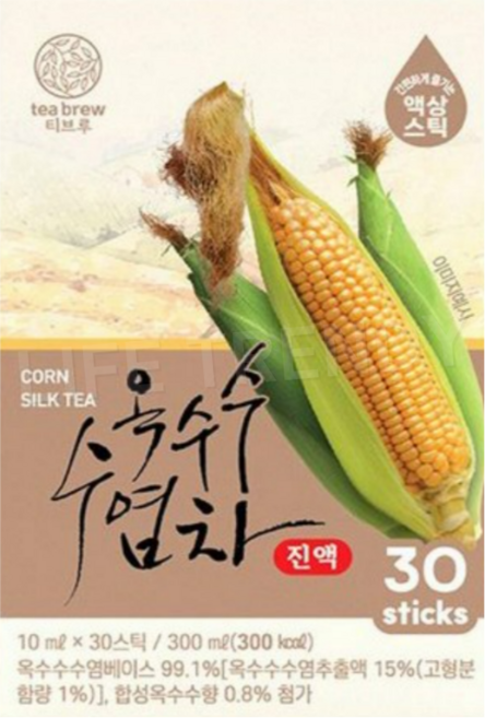 티브루 옥수수수염차 진액 액상스틱, 300ml, 2세트