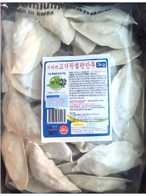 (무)(냉동)지키미고기왕철판만두 3kgX4개, 3kg