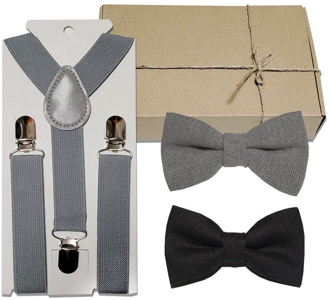 남아 보타이2개+멜빵1개 선물세트