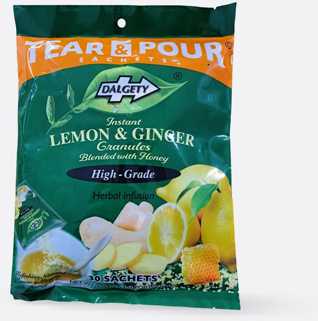 DALGETY 달게티 레몬 앤 진저티 과립형 생강차, 1개, 30개입, 270g