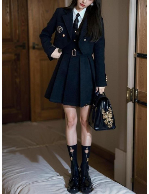 영국 교복 하이틴룩 예고 놀이공원 세라복 스쿨 졸사