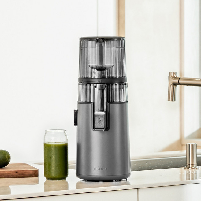휴롬 착즙기 H410 5색상 녹즙기 원액기 쥬서기 엔자임주스, 티타늄그레이
