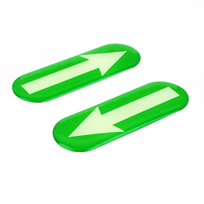 야광 화살표 스티커 귀신의집 출입구 길 안내, 형광 야광