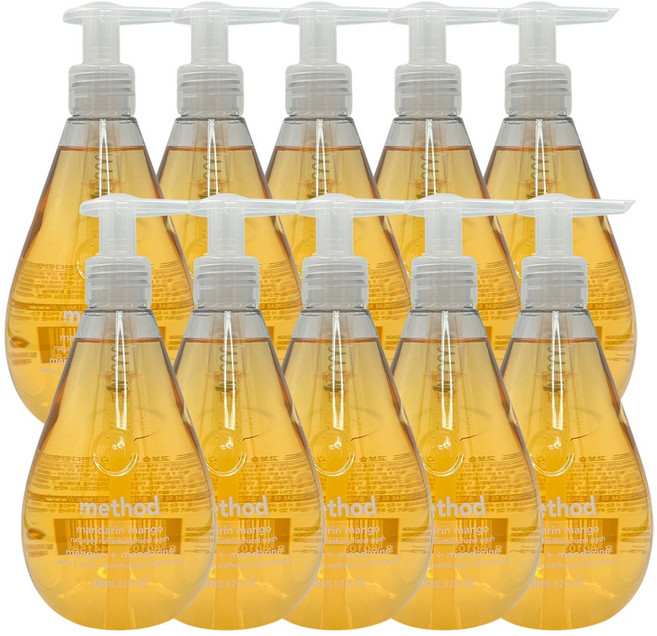 메소드 고보습 핸드워시 만다린망고, 354ml, 10개