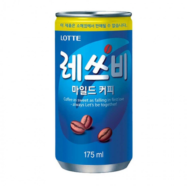 롯데 레쓰비 마일드 업소용 175ml 0캔, 30개