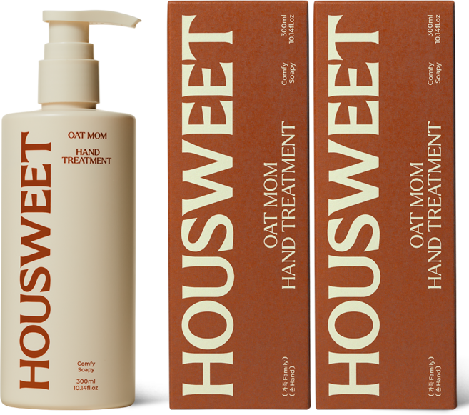 하우스윗 오트맘 핸드트리트먼트 주부습진 오트밀 보습 핸드크림, 300ml, 2개