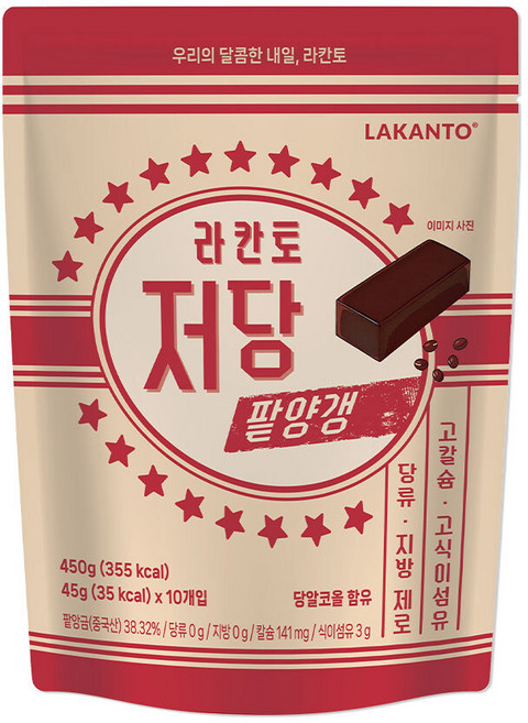 라칸토 저당 팥양갱 (10개입), 1개, 450g