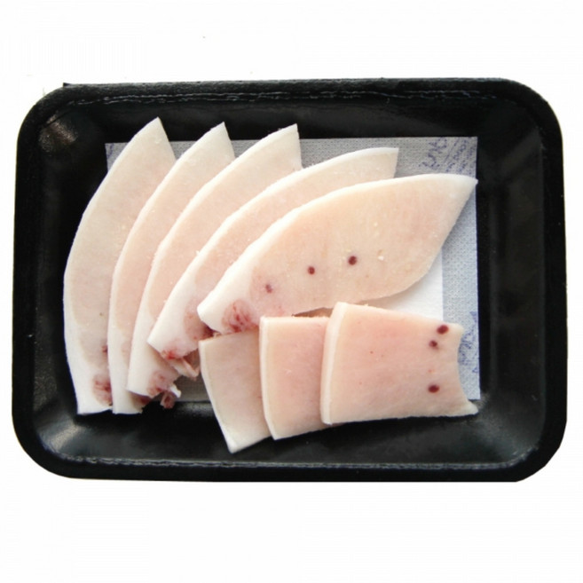 바로 먹는 슬라이스 참치회 황새치 뱃살 100g