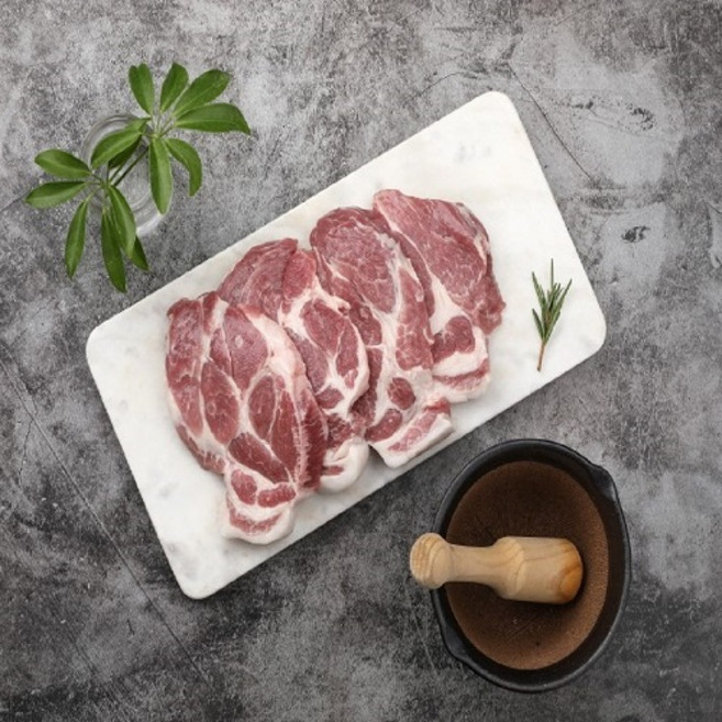 [우리집 고기] 돼지고기 우리 흑돼지 흑돼지 목살 300g, 1개, 구이용