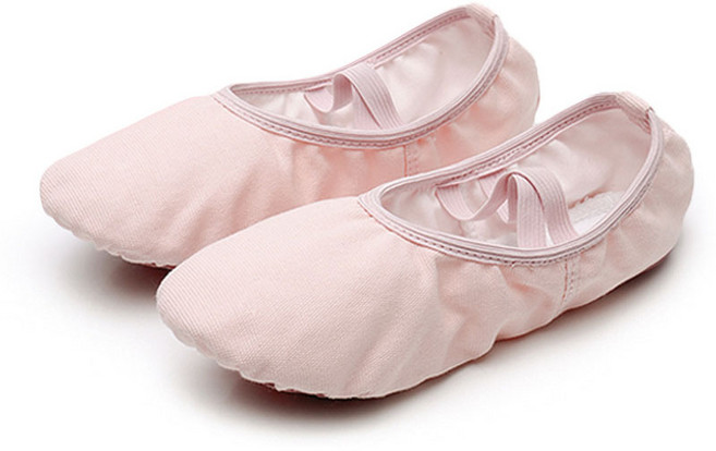 라라티나 레미 여성 성인용 학생용 발레 슈즈, 225, 핑크