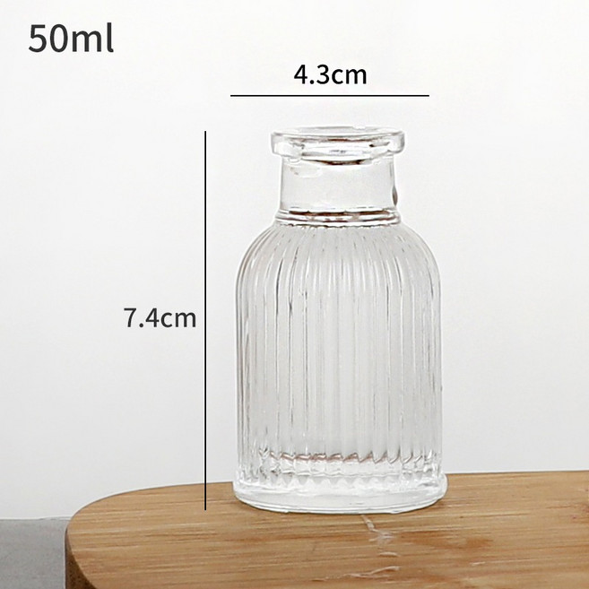 VITO zakka 羅馬柱造型玻璃擴香瓶, 1個, 50ml,玻璃球塞