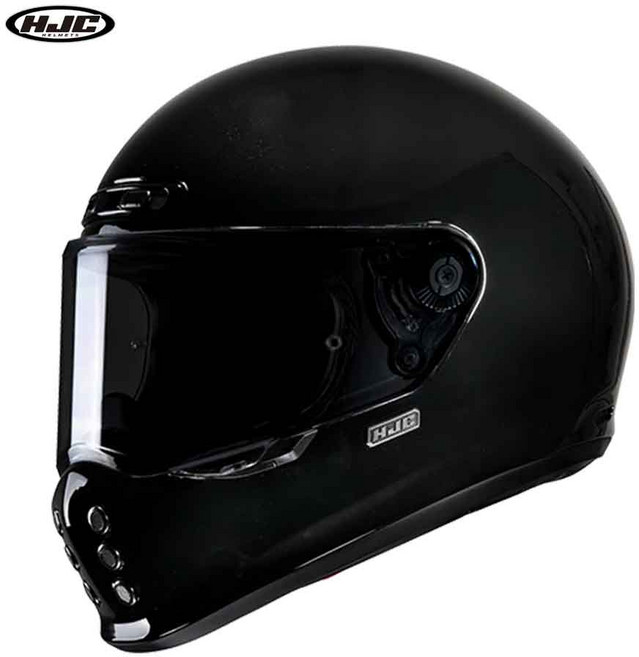 HJC 풀페이스 헬멧 솔리드 블랙 V10 SOLID BLACK, L (58-59)