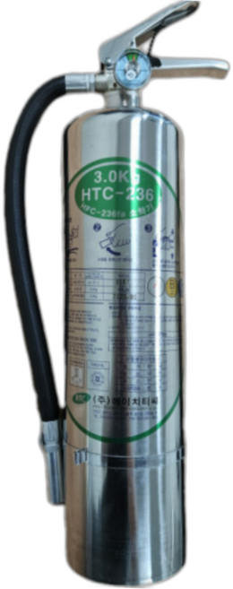 HFC-236fa가스소화기(청정) 3.0kg 하론대체용소화기, 5.9kg, 1개