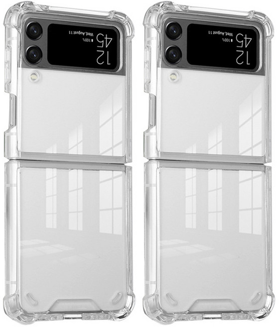 [1+1] 투명 범퍼 젤하드 휴대폰 케이스