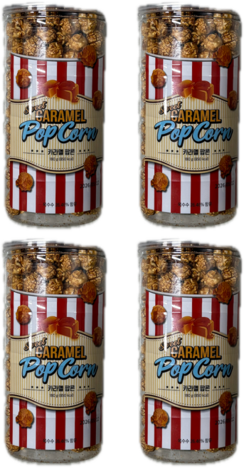 키즈웰 카라멜팝콘 180g, 4개