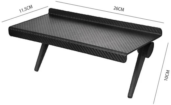 핫세일 컴퓨터 TV 화면용 수납선반 무선 공유기 셋톱박스 거치대 구멍 뚫지 않는 수납 브래킷 꿀템, 1개