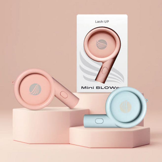 아몬드영 래쉬업 호루라기 속눈썹 송풍기, 블루
