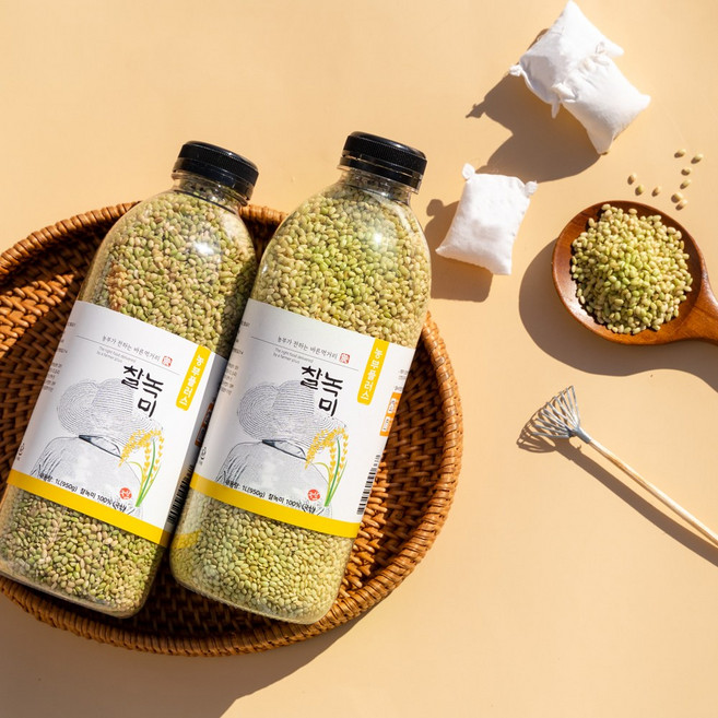 농부플러스 국산 찰녹미 녹미 쌀 950g, 1개