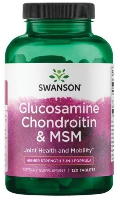 스완슨 글루코사민 콘드로이친 & MSM 타블렛, 1개, 120정 - 쿠팡