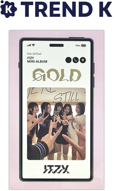 있지 앨범 [GOLD] 스페셜반 ITZY 골드 PHONE BOX Ver. (미개봉) - 쿠팡