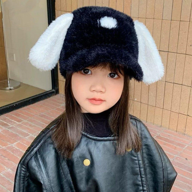 잘생쁨 귀여운 스누피귀 털모자 강아지귀 겨울 캡모자