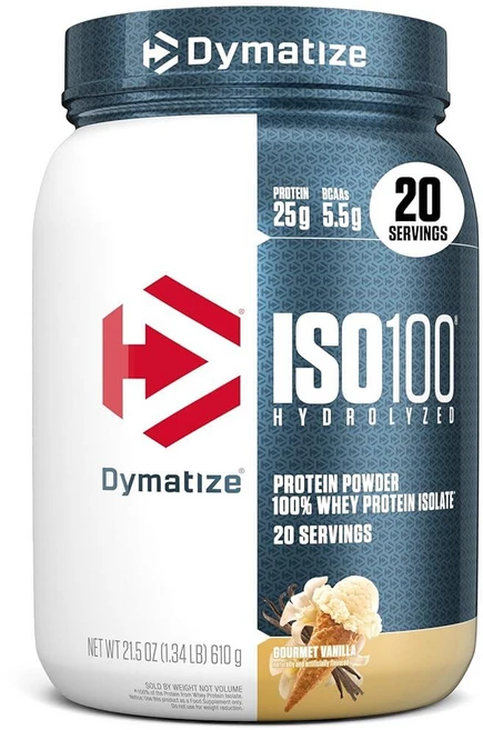Dymatize 다이마타이즈 ISO100 가수분해 단백질 파우더 25g 20회분 단백질보충제, 1개 - 쿠팡