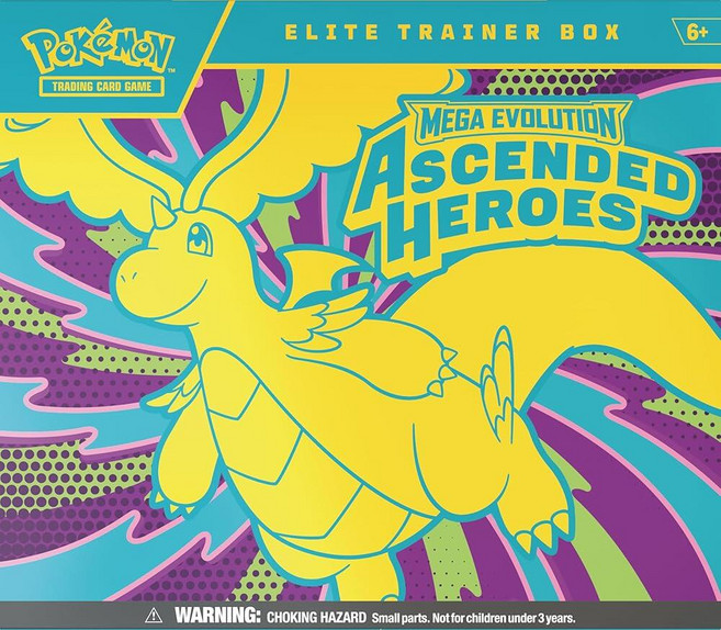 Pokémon TCG: Mega Evolution—Ascended Heroes 엘리트 트레이너 박스, Pokémon TCG: Mega Evolution—A