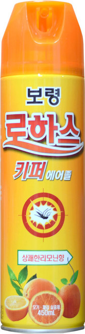 보령 홈라이프 후레쉬 파워킬라 에어졸 리모닌향, 20개, 450ml