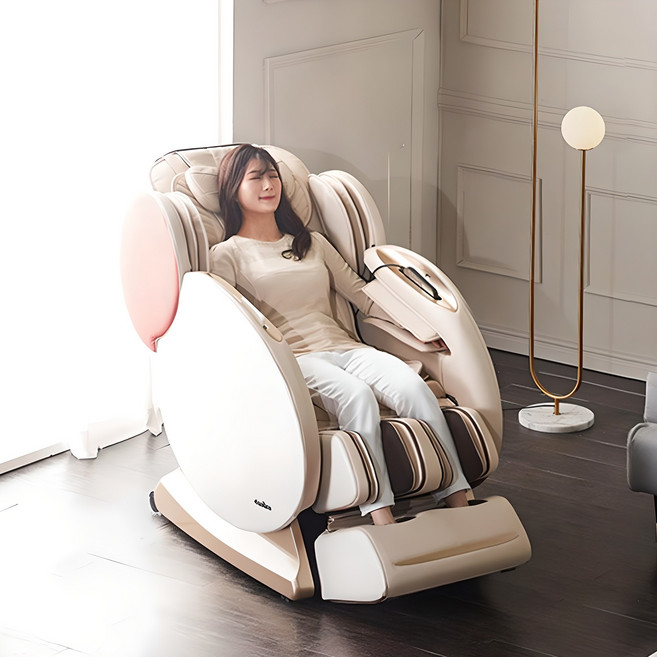 휴테크 컴마 안마의자 방문설치, HT-N06A, 핑크