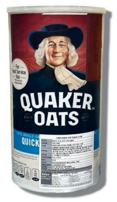 퀘이커 오트밀, 1.19kg, 1개