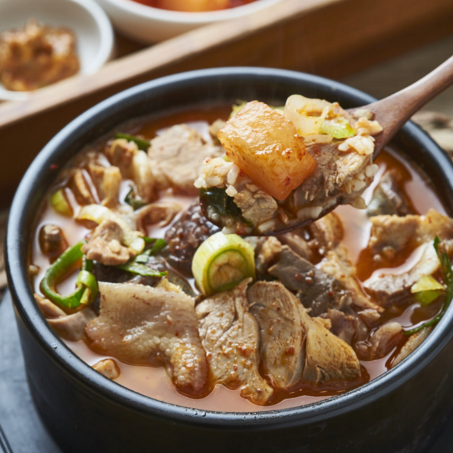 38년 건봉 1987 돼지국밥 2인분 같은 1인분 950g, 4개