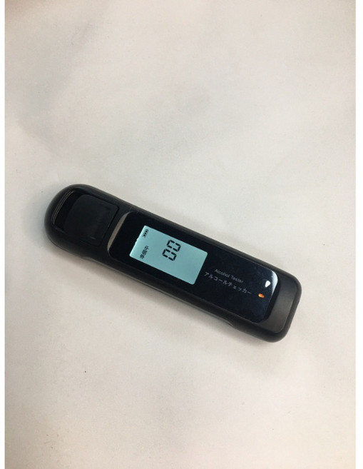 攜帶式酒精檢測儀 USB充電, 1個, 黑色