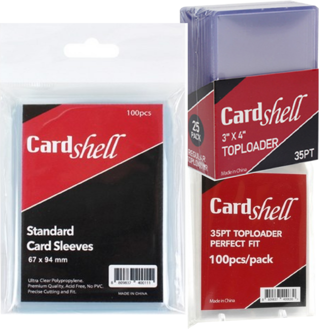 카드쉘 포카 케이스 슬리브 탑로더 팀백 세트 포켓몬카드 원피스 쿠키런 바인더 아이돌 포토카드, 1매, 투명