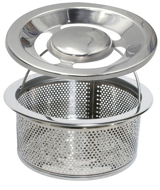 아비앙 싱크대 스텐 거름망+ 올스텐레스 중간커버 세트, 1개