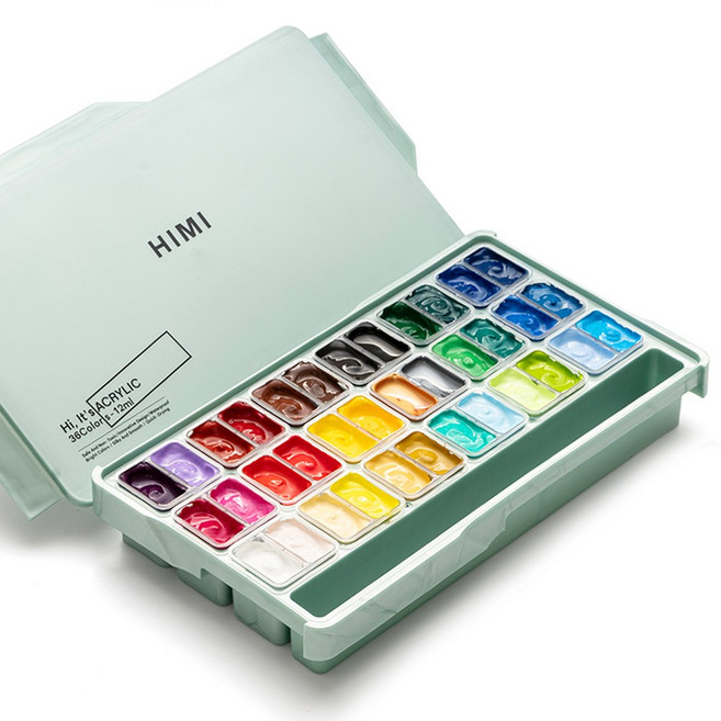 미야 젤리 아크릴 물감 트윈컵 12ml 36색