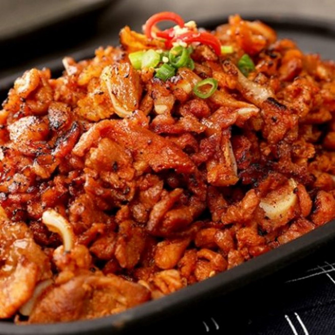 [용가마푸드] 수제직화 매콤 오돌뼈, 1개, 200g