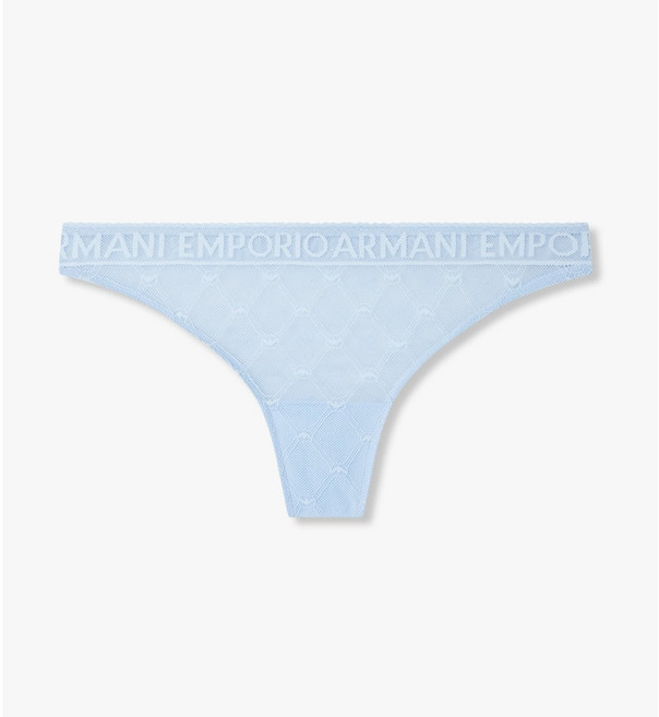 매장정품 EMPORIO ARMANI UNDERWEAR 엠포리오 아르마니 언더웨어 여성 패턴드 메쉬 브라질리언 브리프 (0825111508) 1710211