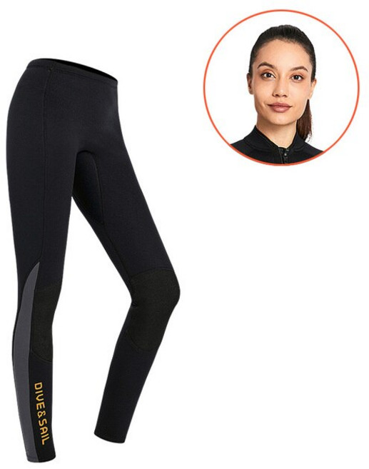 웻슈트 상의 남녀공용 네오프렌 잠수복 상의 긴팔 재킷 다이빙 서핑 셔츠 조끼 스쿠버 보온 3mm, [05] XL, 04 Women Pants_05 XL