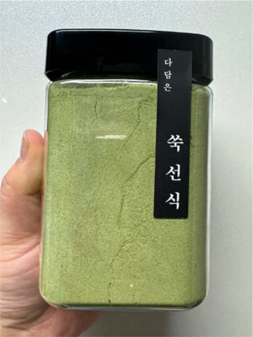 거문도해풍쑥 쑥선식 분말 다담은 말차 가루 비타민c1포증정, 1개, 400g