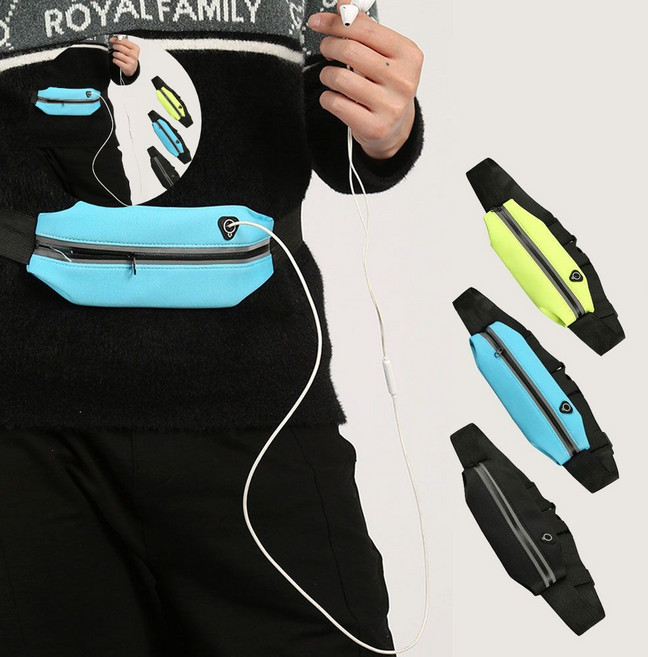 멀티 러닝벨트 러닝백 힙색 가방 백 런닝 벨트 힙색 스포츠 자전거 남성 등산 골프 포켓 러닝, 상세페이지 참조, 본상품선택