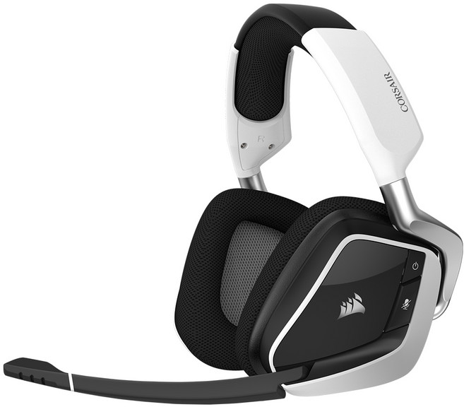 커세어 보이드 RGB 엘리트 무선 7.1채널 컴퓨터 게이밍 헤드셋, RDA0029, 화이트