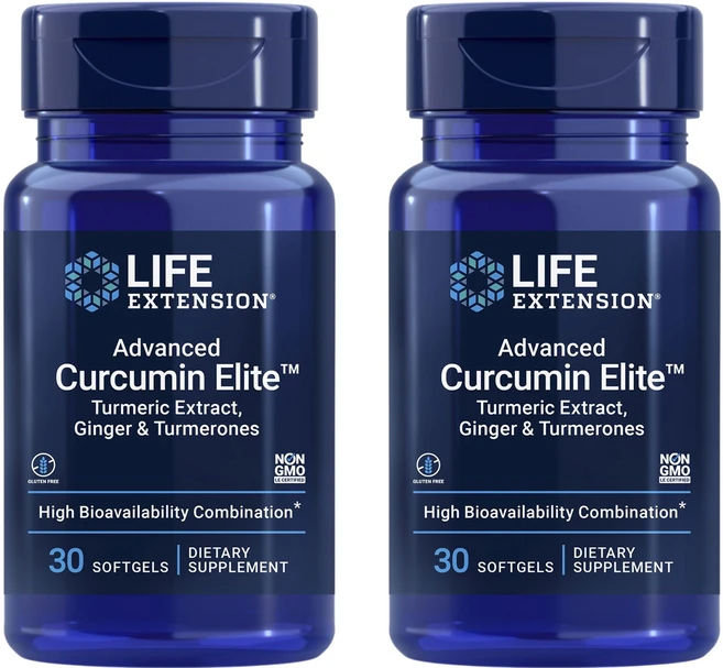 라이프익스텐션 어드밴스드 커큐민 엘리트 소프트젤, 30정, 2개 - 쿠팡