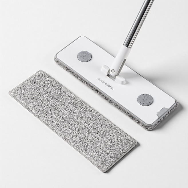 조이보스 밀대 걸레 극세사 패드 물걸레 리필 33cm/40cm, 1세트