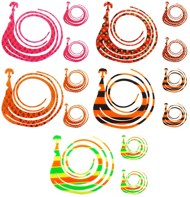 디엠피싱 대용량 캡틴 대구 타이 라바 스커트 5종세트, 1개, 15개입